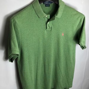 Vintage green Ralph Lauren Polo shirt. Size large